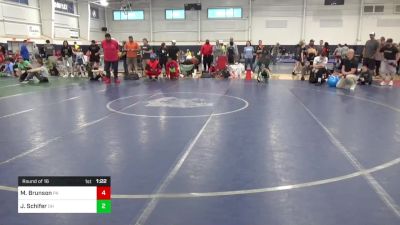 60-J lbs Round Of 16 - Mysta Brunson, PA vs Jack Schifer, OH