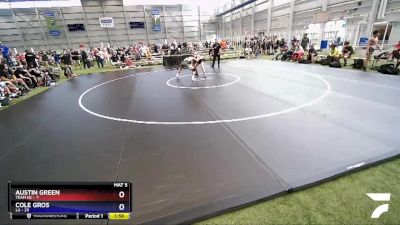 138 lbs Round 3 (6 Team) - Austin Green, TEAM NC vs Cole Gros, LA