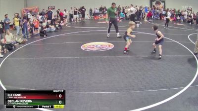 41 lbs Quarterfinal - Declan Kevern, City Of Charleston vs Eli Cano, Carolina Reapers