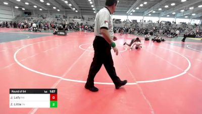 132 lbs Round Of 64 - Jimmy Lally, MA vs Zachery Little, TN