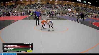 56 lbs Cons. Round 3 - Zadok Smith, Canby Mat Club vs Easton Chipman, Askeo International Mat Club