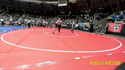 43 lbs Round Of 16 - Kyan Keys, MilLard South Wrestling Club vs Zane Enriquez, Takedown Elite