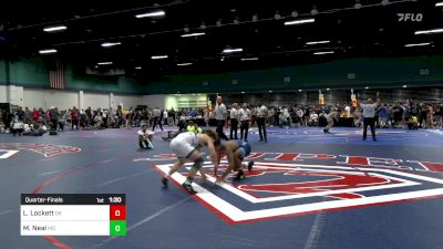 157 lbs Quarterfinal - LaDarion Lockett, OK vs Mekhi Neal, MD