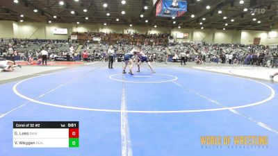 175 lbs Consi Of 32 #2 - Garrett Lees, Southwest Washington Wrestling Club vs Viliamu Mareko Weggen, Reality Sports