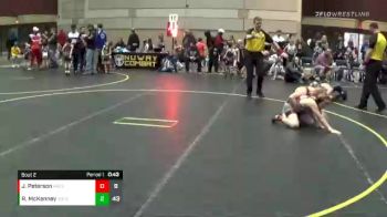 100 lbs Round 1 (4 Team) - Rylan McKenney, Team Good. Real Good. vs JJ Peterson, Ares WC