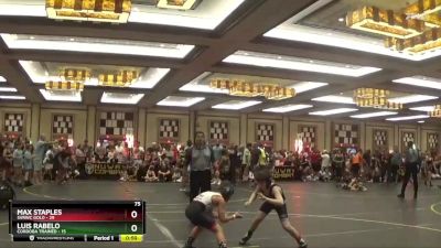 75 lbs Semis & 1st Wrestleback (8 Team) - Luis Rabelo, Cordoba Trained vs Max Staples, SVRWC Gold