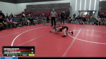 75 lbs Round 1 (8 Team) - Nathan Schuman, Mat Assassins (PA) vs Chase Karenbauer, Minions Black (GA)