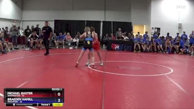 92 lbs Round 3 (8 Team) - Michael Baxter, Washington vs Braeden Hamill, Wisconsin