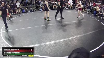 112 lbs Quarterfinals (8 Team) - Hunter Peterson, Minnesota Maroon vs Charles Davidson, Utah