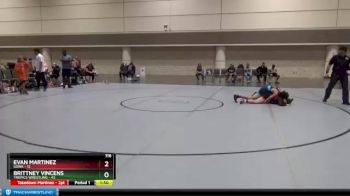 116 lbs Round 5 (6 Team) - Evan Martinez, SOWA vs Brittney Vincens, Tropics Wrestling