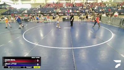 97 lbs Semifinal - Zahn Beal, WI vs Cruz Little, VA