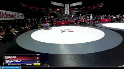 170 lbs Round 1 (16 Team) - Ryan Clink, NAWA vs Michael Padilla, LAWA