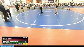 120 lbs Rd# 9- 2:15pm Saturday Final Pool - Kylan Ooton, M2TC Red vs Brayden Lombreglia, Iron Horse