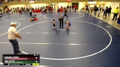 5th Place Match - Lenard Lieder, Rogers Area Youth Wrestling Club vs Ben Slack, Robbinsdale Area Wrestling