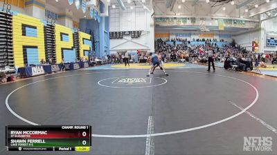 165 lbs Champ. Round 1 - Ryan McCormac, St Elizabeths vs Shawn Ferrell, Lake Forest H S