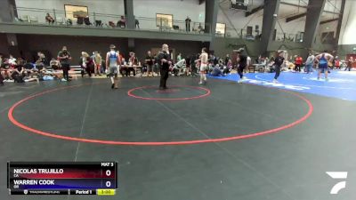 126 lbs Cons. Round 4 - Nicolas Trujillo, CA vs Warren Cook, OR