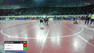 130 lbs Quarterfinal - Kelice Luker, Union Girls JH vs Cailey Miller, Sand Springs