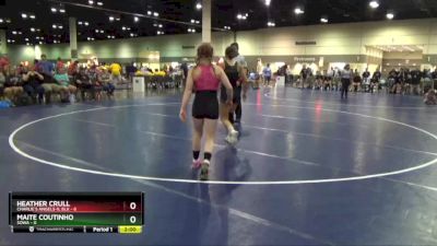 105 lbs Round 1 (6 Team) - Maite Coutinho, SOWA vs Heather Crull, Charlie`s Angels-IL Blk