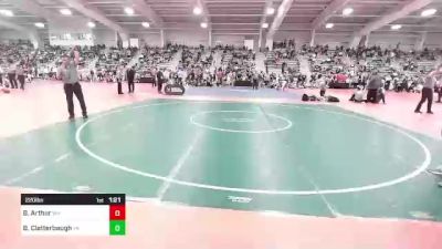 220 lbs Quarterfinal - Brycen Arthur, WV vs Brett Clatterbaugh, VA