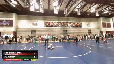 55 lbs Semifinal - Rocki Smith, Elite Wrestling vs Brextin Fromeyer, Talons Wrestling Club