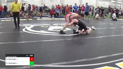 132-C lbs Consi Of 16 #1 - Dom Marengo, OH vs Aiden Davidson, MI