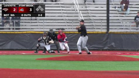 Replay: Lafayette vs Stony Brook | Mar 10 @ 11 AM