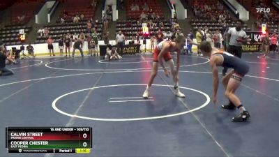 105/110 Round 4 - Cooper Chester, East Peoria vs Calvin Street, Prairie Central