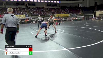 125 lbs Consi Of 8 #1 - Christopher Chambers, Liberty vs Graham Ziperstein, Texas