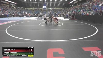 5A - 138 lbs Cons. Round 3 - Hayden Kelly, Great Bend vs Kaden Markley, Overland Park-Blue Valley Southwest