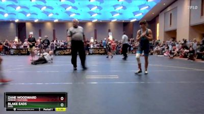 130 lbs Cons. Round 3 - Zane Woodward, Hershey Panthers vs Blake Eads, Eads