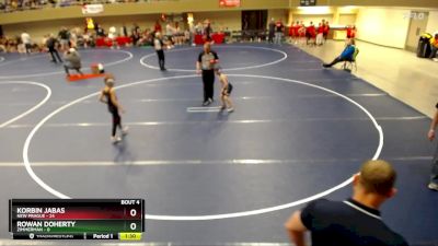 64 lbs Round 2 (4 Team) - Rowan Doherty, Zimmerman vs Korbin Jabas, New Prague