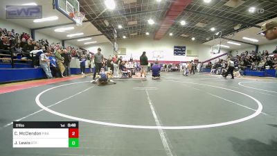 61 lbs Round Of 16 - Collins McClendon, Pirate Wrestling Club vs Jonny Lewis, Tulsa Blue T Panthers