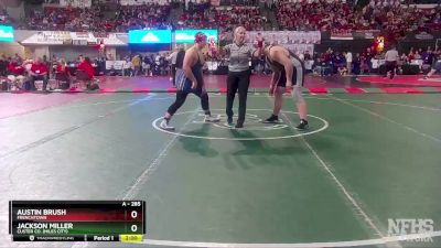 A - 285 lbs Quarterfinal - Austin Brush, Frenchtown vs Jackson Miller, Custer Co. (Miles City)