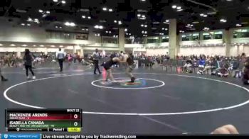185 lbs Round 5 (10 Team) - Mackenzie Arends, DREAM TEAM vs Isabella Canada, Beauty And The Creason Iowa