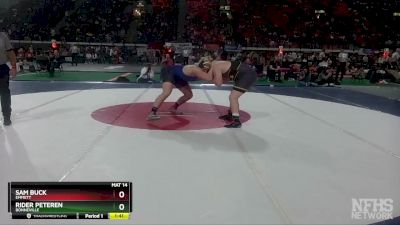 4A 285 lbs Quarterfinal - Sam Buck, Emmett vs Rider Peteren, Bonneville