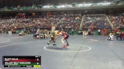 4A 170 lbs Cons. Round 1 - William `Billy` Hoelscher, South Mecklenburg vs Elliot Hollis, Enloe