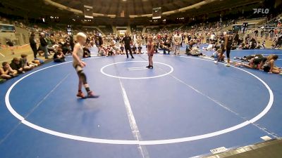 68 lbs Rr Rnd 3 - Kylie Kehl, Sallisaw Takedown Club vs Mason Londo, Keystone Wrestling Club