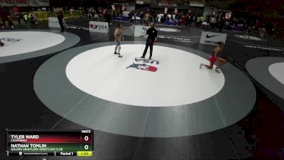 79 lbs Cons. Round 3 - Tyler Ward, California vs Nathan Tomlin, Golden Grapplers Wrestling Club