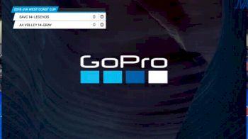 SAVC 14-Legends vs A4 Volley 14-Gray - 2018 JVA West Coast Cup