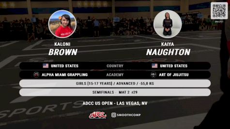 Kaloni Brown vs Kaiya Naughton 2024 ADCC Las Vegas Open