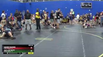 90 lbs Round 5 (6 Team) - Declan Hutt, Death Squad vs Asher Raimer, Steel Valley