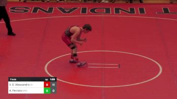 133 lbs Final - Vinnie D`Alessandro, OH vs Anthony Ferraro, WPIAL