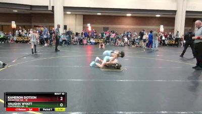 107 lbs Round 4 (6 Team) - Kameron Dotson, Roundtree WA vs Vaughn Wyatt, Contenders WA