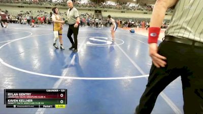 125 lbs Champ. Round 2 - Kaven Kellner, Monett Youth Wrestling Club-AA vs Rylan Gentry, Lexington Youth Wrestling Club-A