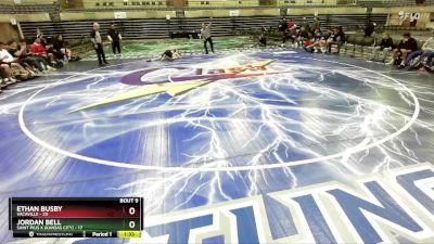 107 lbs Finals (8 Team) - Jordan Bell, Saint Pius X (Kansas City) vs Ethan Busby, Vacaville