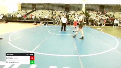 162-H lbs Consi Of 8 #1 - Gavin Seiler, Red Nose Wrestling School vs Mason Marolo, Mat Assassins