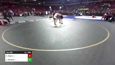 152 lbs Round Of 16 - Arjun Nagra, Vacaville (SJ) vs Jacob Salcedo, Northview (SS)