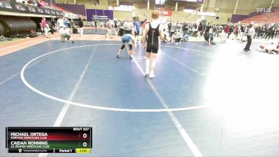 150 lbs Cons. Round 2 - Caidan Ronning, Lil Reaper Wrestling Club vs Michael Ortega, Portage Wrestling Club