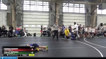48 lbs Round 3 (6 Team) - Thomas Durant, Terps Xpress vs Phillip Espinosa, So Cal Hammers