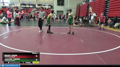 105 lbs Round 3 - Hunter Carper, Mountain Brook vs Brody Speer, Mountain Brook